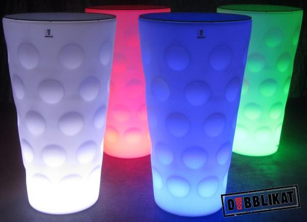 LED Stehtisch Dubbeglas